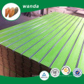 slat wall melamine mdf board/grooved mdf board